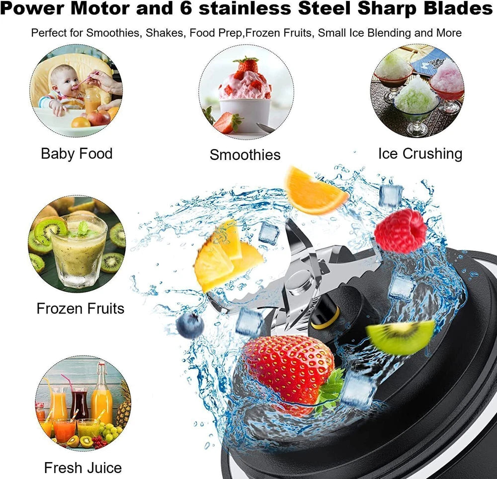600ML Electric Juice Maker Portable Blender Smoothie Mini Juicer Fruit Machine