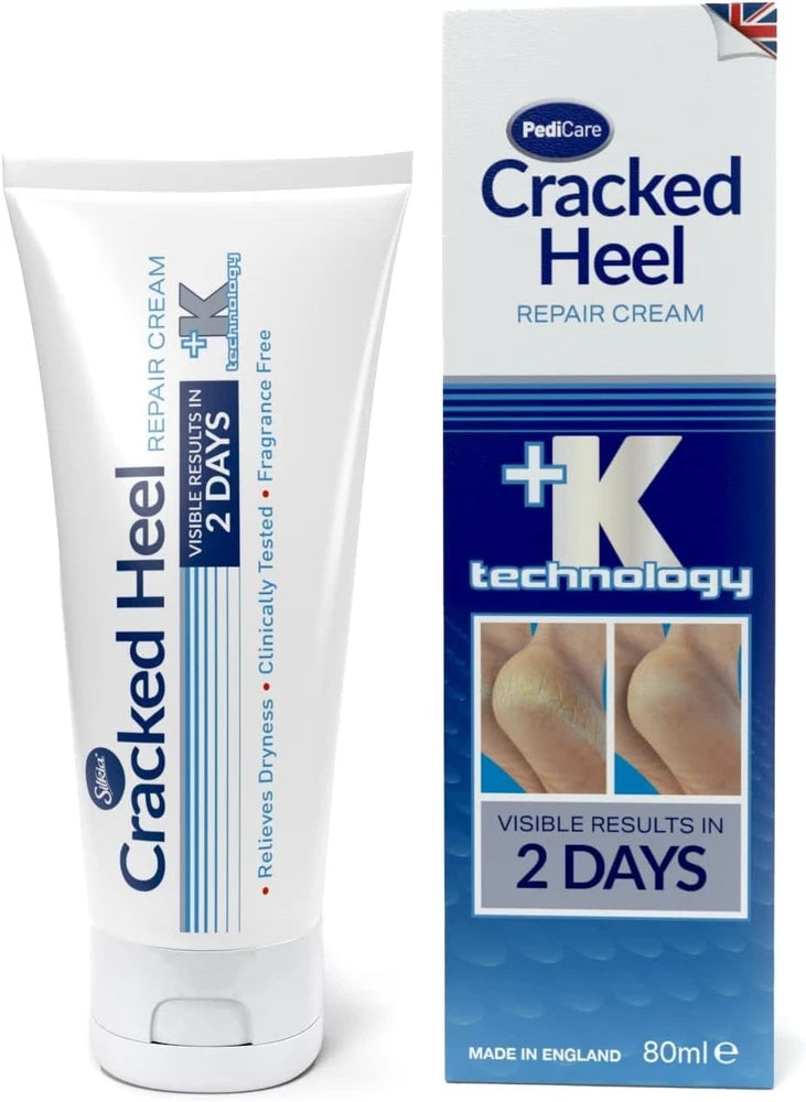 Silkia PEDICARE Cracked Heel Repair Cream | 48hr Active Skin Repair | Clinically