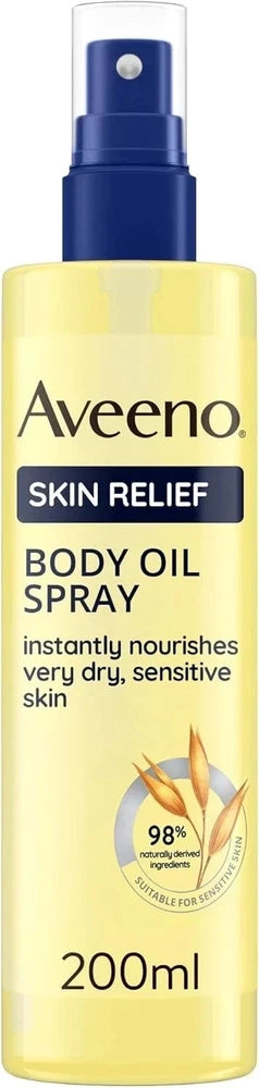 Aveeno Daily Moisturising Body Cleansing Oil (1x 200ml) Nourishing Shower Oil UK