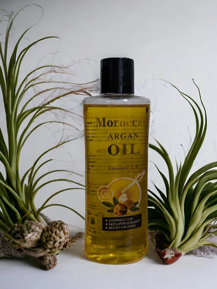Moroccan Argan Oil With Vitamin C,E ( Lightening Serum) 200ml