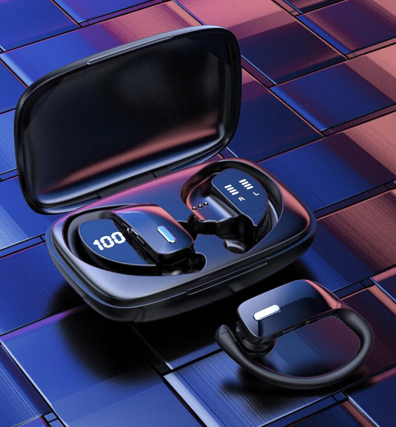 Wireless Bluetooth Earphones Sports Headphones Ear Hook Running Earbuds Headset