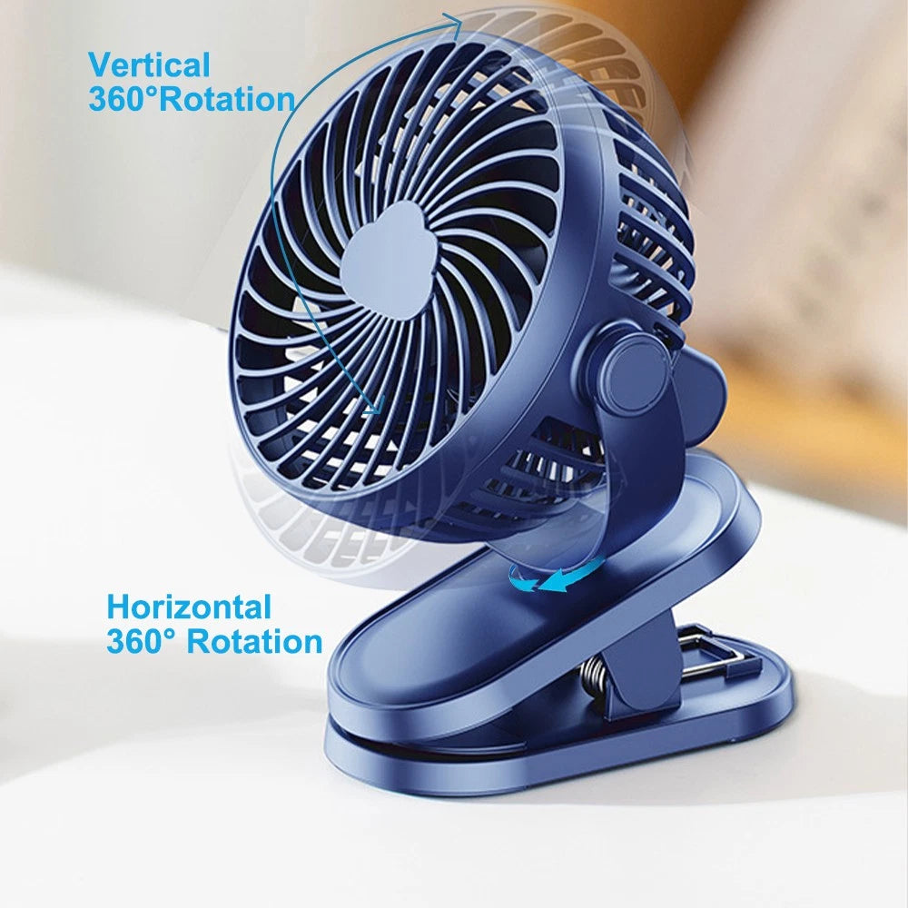 Neck Fan USB Portable Neck Fan Rechargeable Portable Cooler Neckband Bladeless~