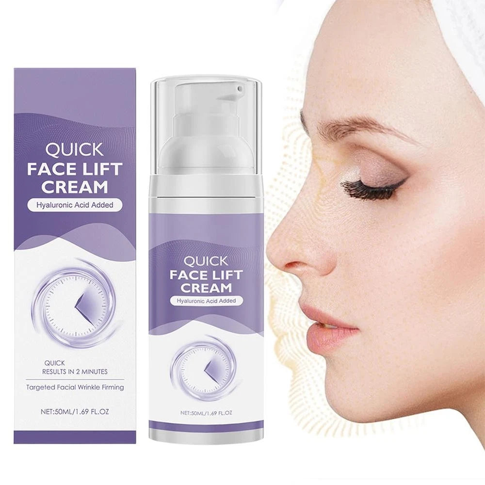 Face Lift Cream Serum Anti Ageing Moisturiser Hyaluronic Acid Added Tighte *