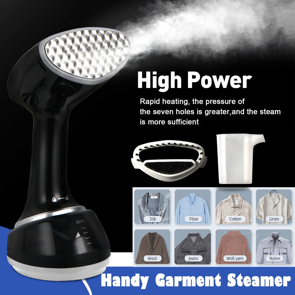 Portable Handheld Garment Clothes Steamer Travel Steam Iron Heat Fast UK