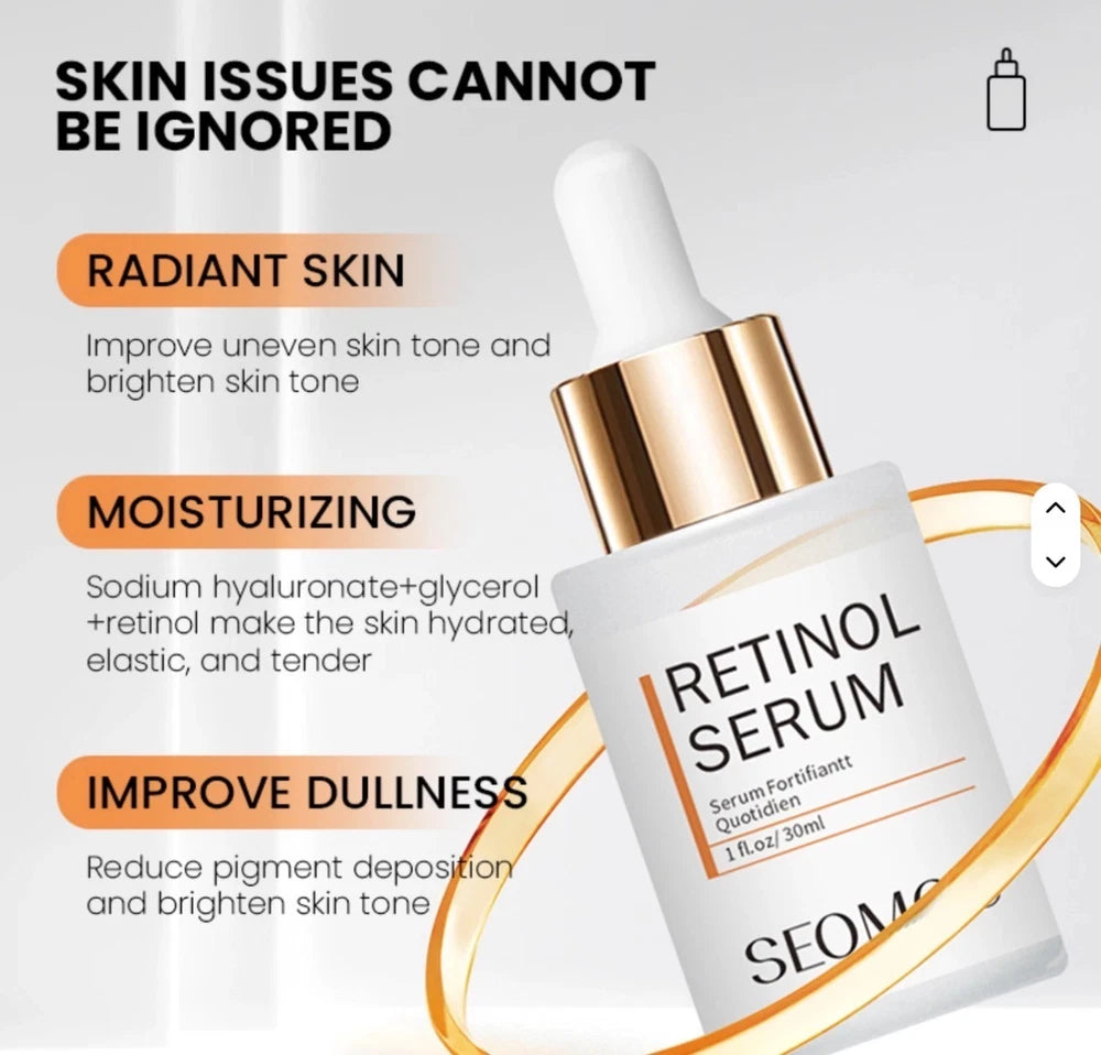 Retinol Hyaluronic Acid Serum 30ml Anti Ageing Firming Wrinkle Repair Hydrating