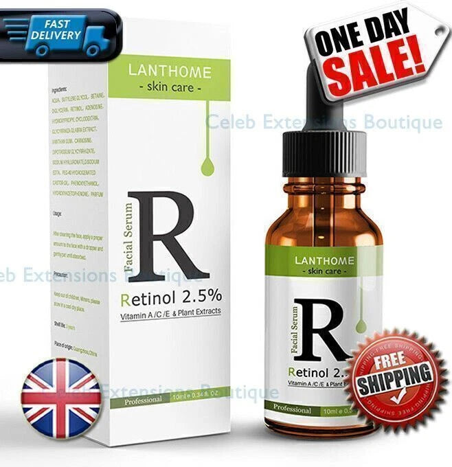 2 X✅ Retinol Oil Vitamin A C E Hyaluronic Acid Face Serum Anti Aging Wrinkles 🔥