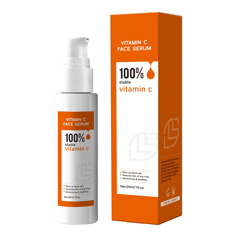 ADVANCED VITAMIN C SERUM Powerful Anti-Aging collagen-Boost Face Serum Day Night