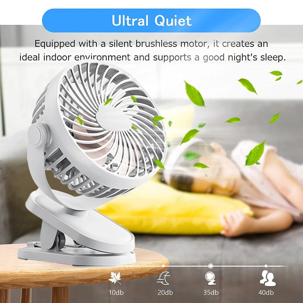 Neck Fan USB Portable Neck Fan Rechargeable Portable Cooler Neckband Bladeless~