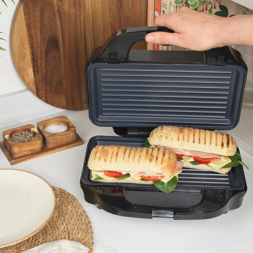 Salter Snack Maker 3-in-1 Sandwich Toaster Waffle Maker Panini Press (Open Box)