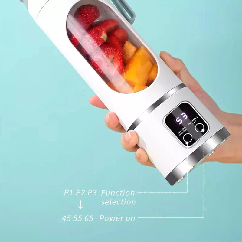 450ml Portable USB Rechargeable Juicer Cup Electric Mixer Blender Smoothie Maker