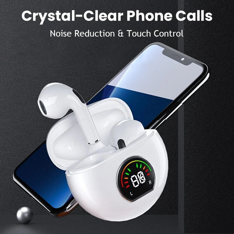 Bluetooth Wireless Headphones TWS Earphones Mini In-Ear Pods For iPhone Android