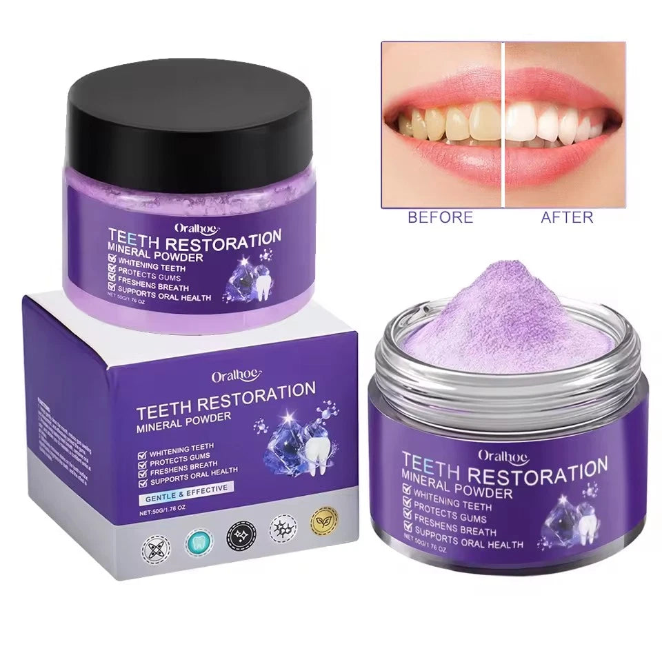 6-1X Teeth Restoration Mineral Powder, Effective in Strengthening Teeth and Gums