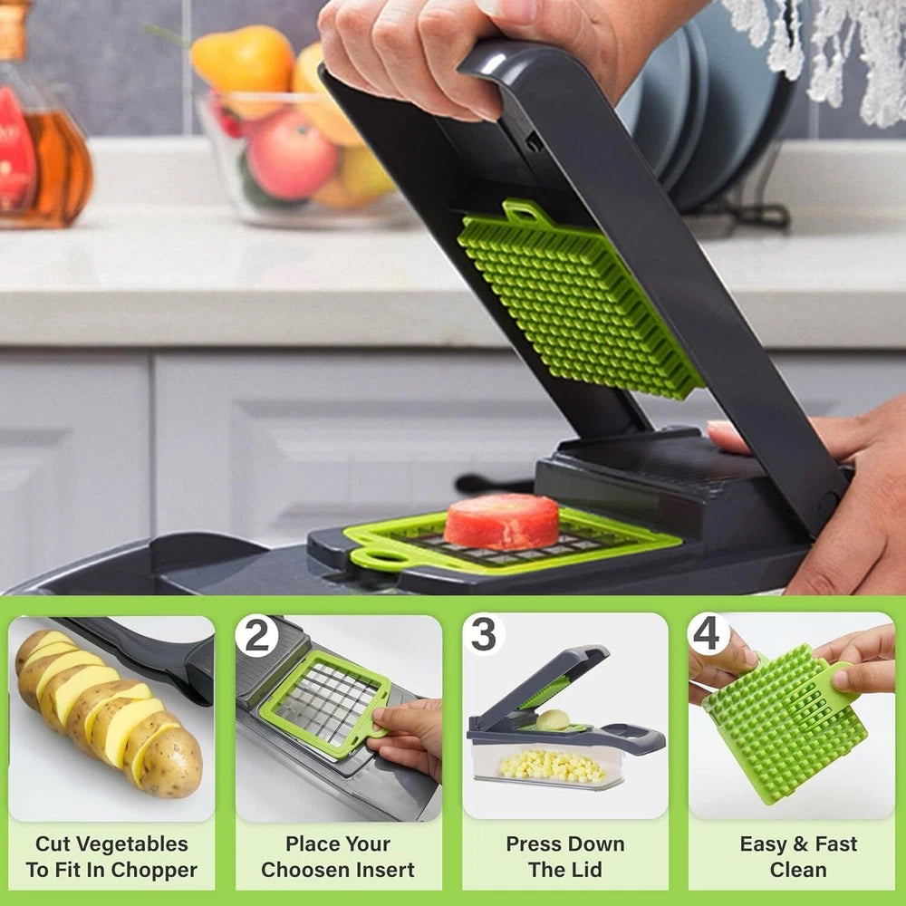 Vegetable Chopper,Food Choppers Onion Chopper Veggie Slicer Cutter Dicer Kitchen