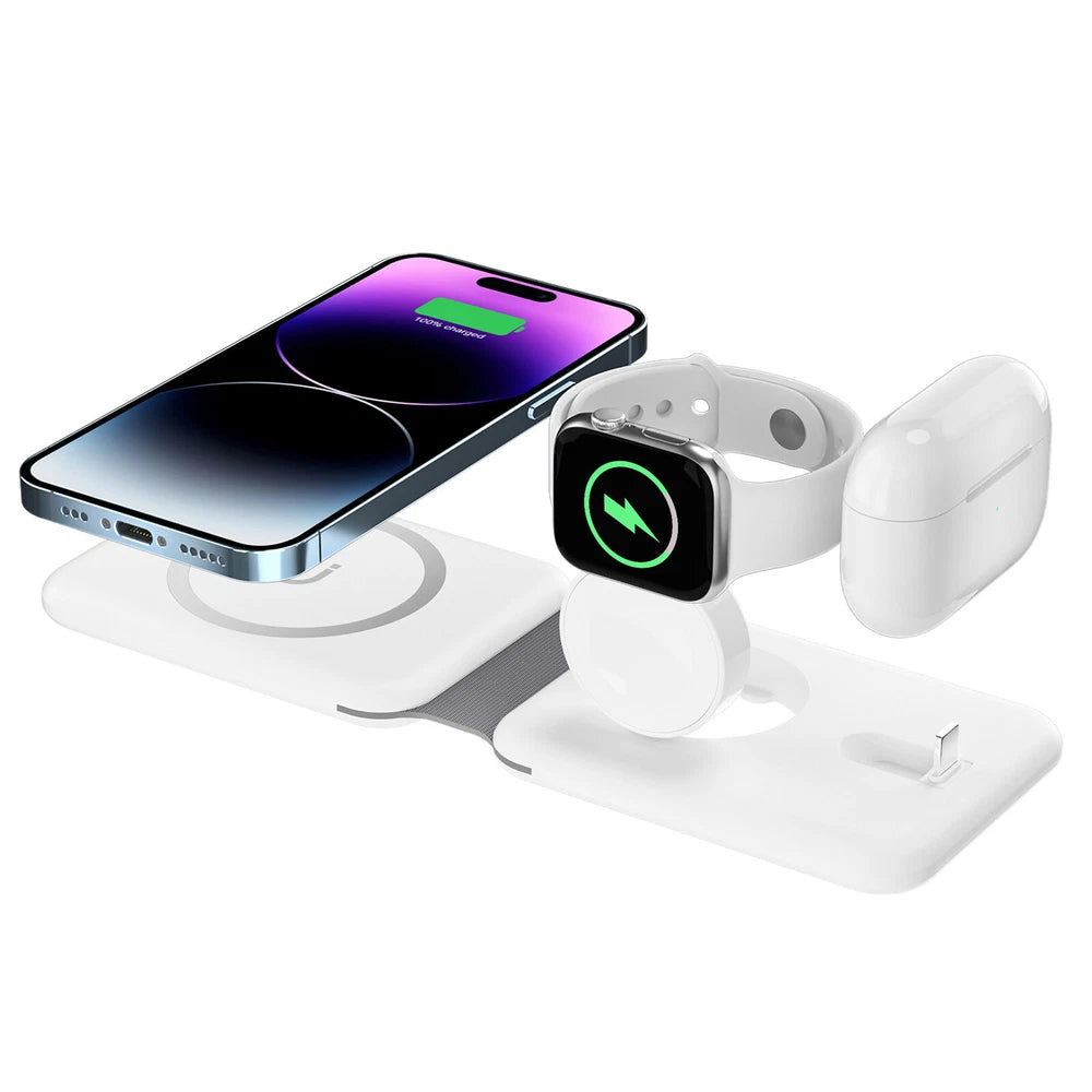 3in1 Wireless Charger Dock Charging Station For Apple Watch iPhone 16 15 14 13 X