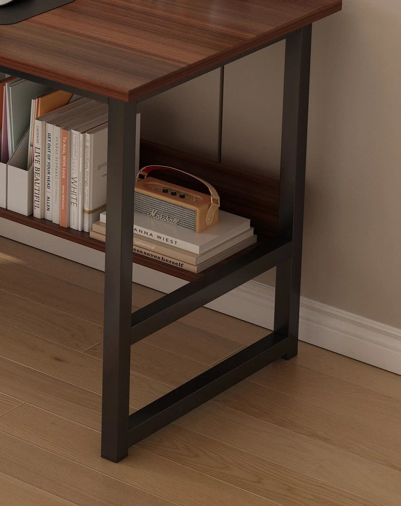 80/100cm Home Office Desk Computer Desk with Shelf Desk Home Office Workstation