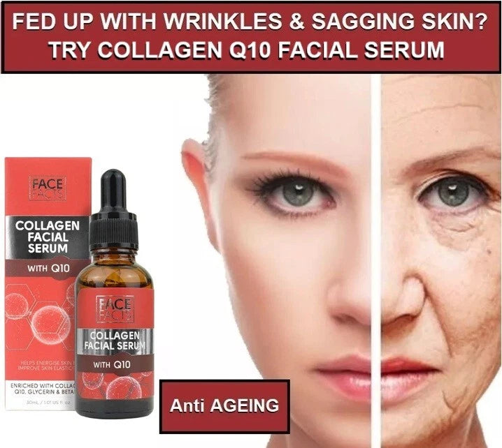 Anti Ageing Q10 Face  Lift Cream / Serum. Anti Wrinkle, Plumping Skin Firming
