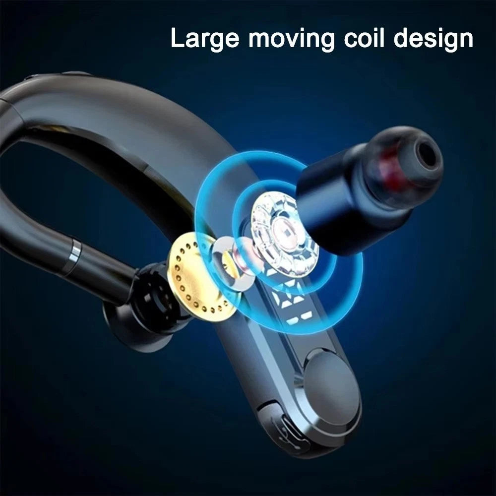 Wireless Earphones Bluetooth Headphones Sports Ear Hook Running Bass Earbuds