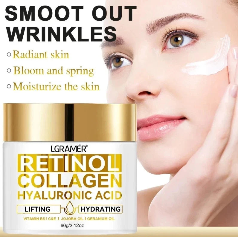 Retinol Collagen Anti-Ageing with Hyaluronic acid Cream 60g