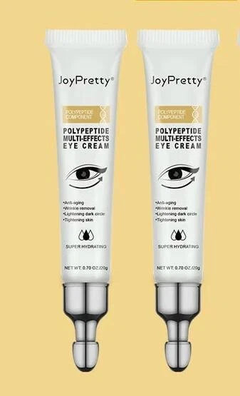 2PC Instant Remove Wrinkle Eye Cream Eye Bags Dark Circles Anti Puffiness Serum