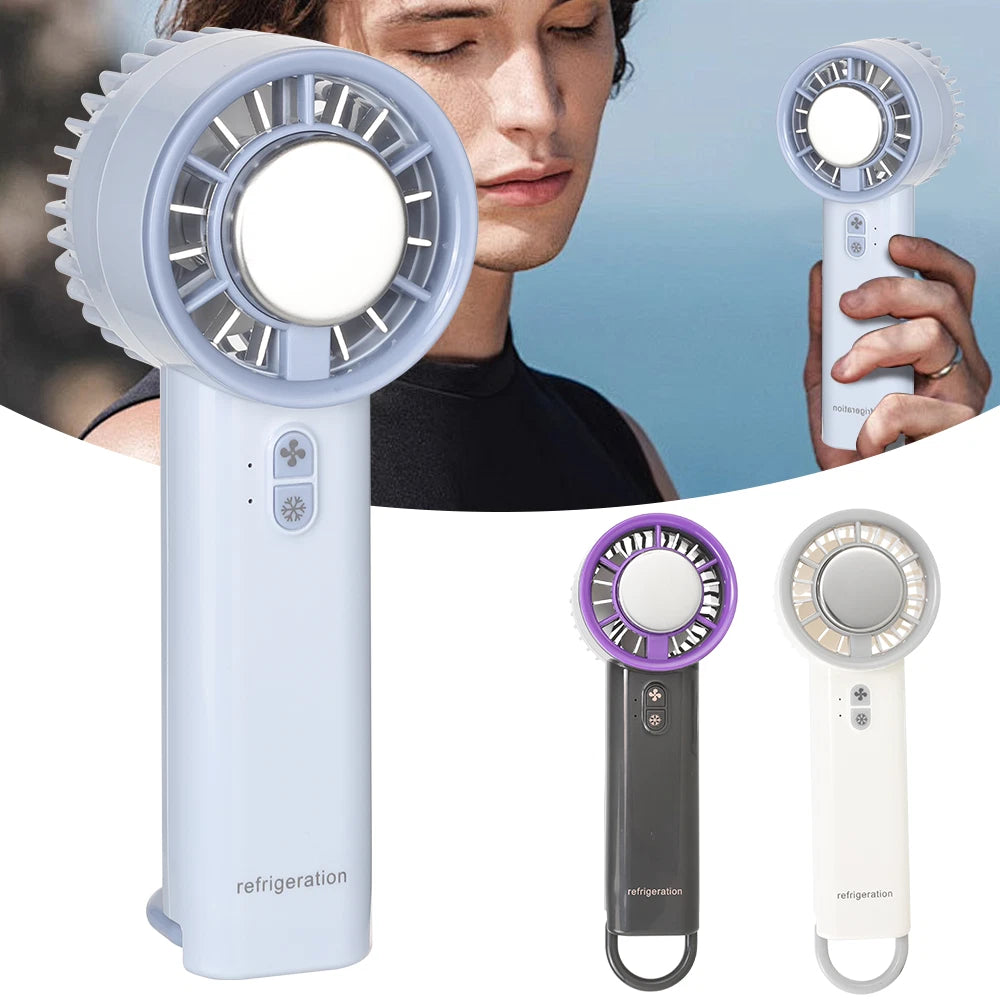 Portable Hand-held Fan Mini Folding Desk Fan Cooler Cooling USB Rechargeable UK