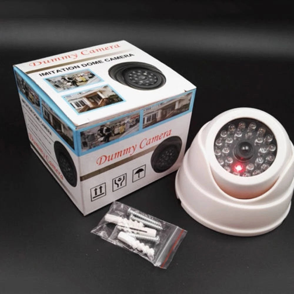 Camera CCTV Security Surveillance Dome Cam Fake IR LED Light Outdoor