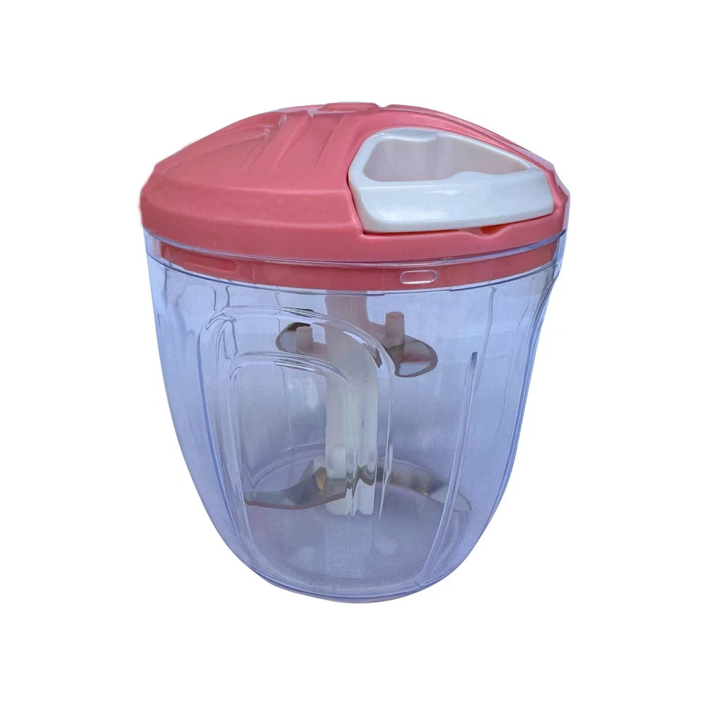 Vegetable Chopper Manual Pull Rope Vegetable Cutter Food Hand Held Dicer Slicer