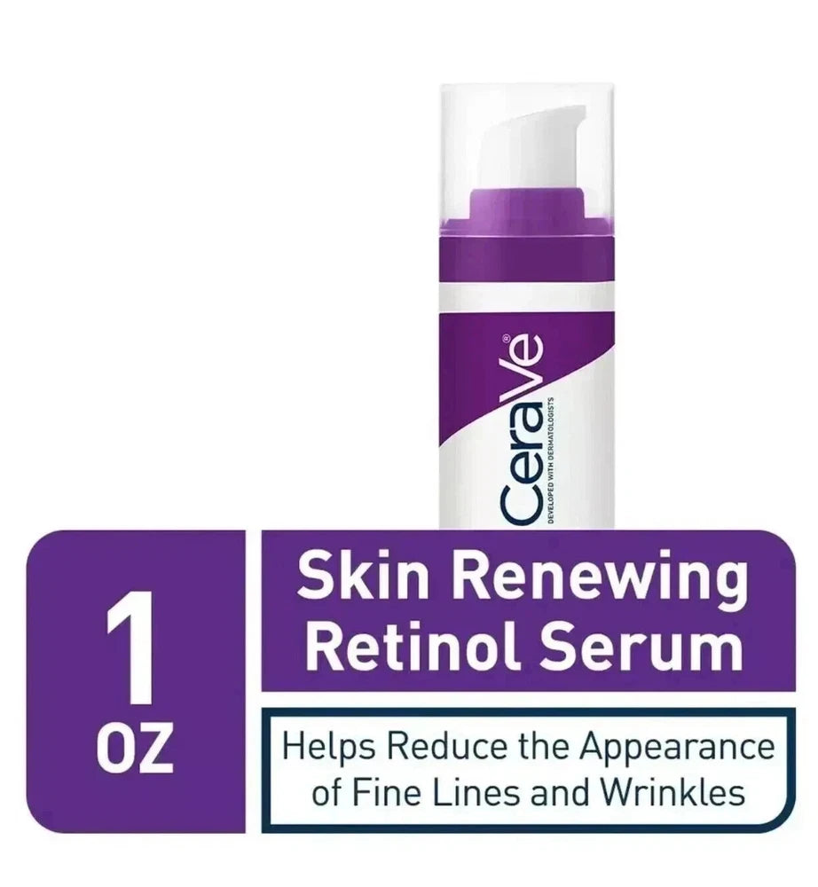 Cerave Resurfacing Skin Renewing Retinol Hydrating Hyaluronic Acid Serum 30ml UK