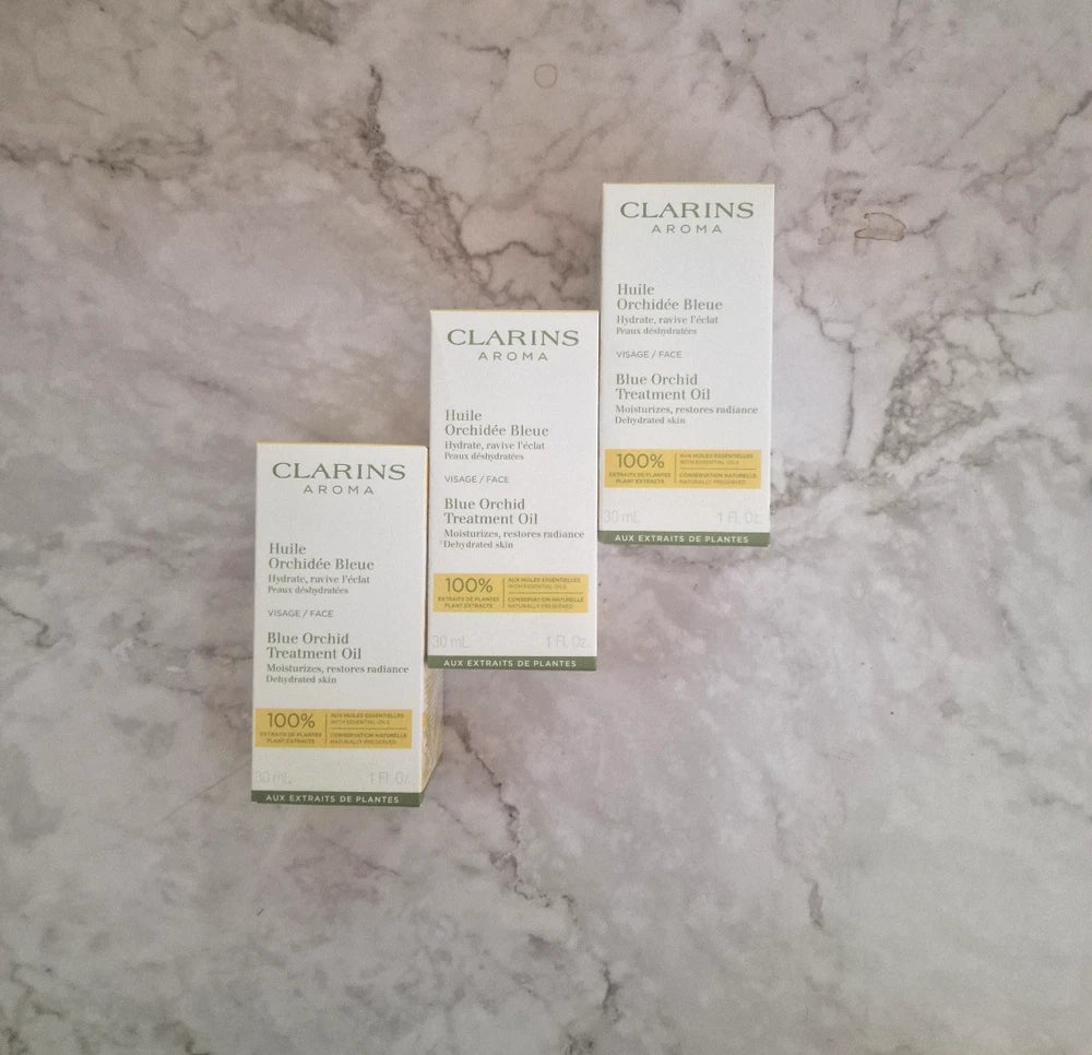 Clarins Blue Orchid Face Oil 30ml (New/Sealed)