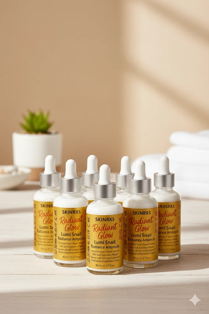 K-Beauty 90% Snail Mucin + 24K Gold Serum 80ml Brightening Repairing Anti-Aging