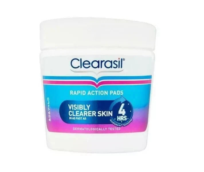 CLEARASIL RAPID ACTION PADS VISIBLY CLEARER SKIN IN 4 HOURS - 65 PADS