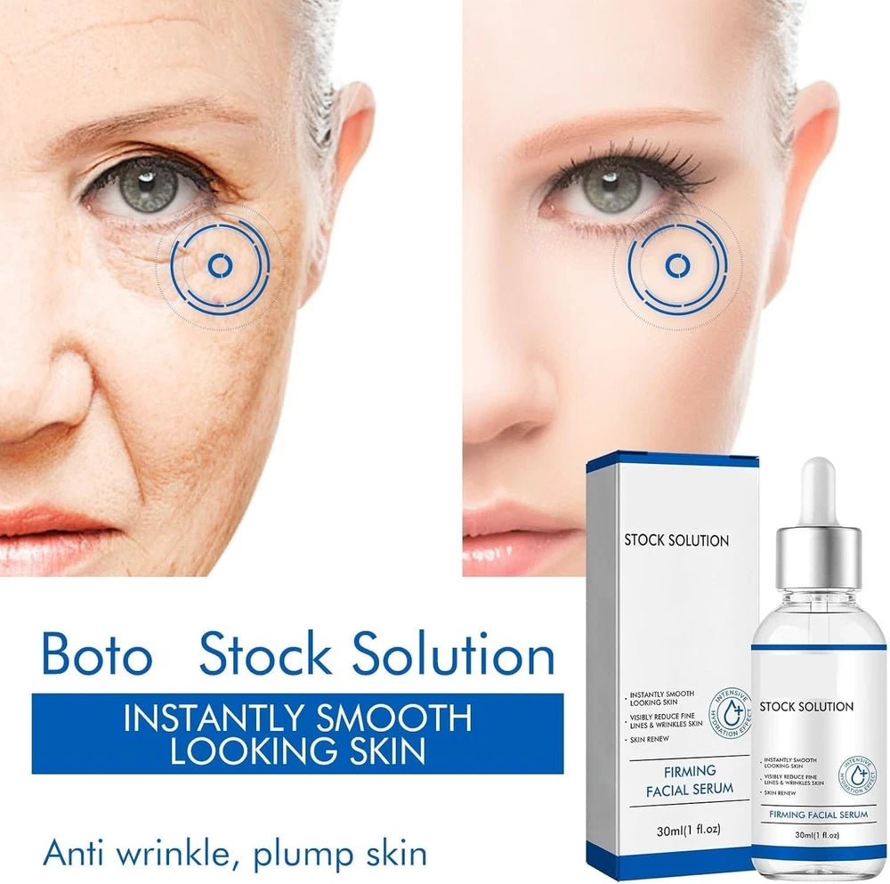 Wrinkle Serum Anti Aging Liquid Solution Face Lift Skin Plumping Firming 2pcs