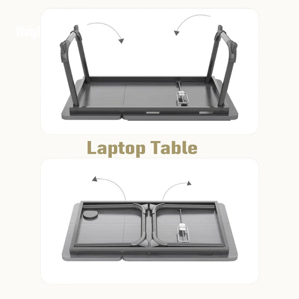 Folding Laptop Table Stand Bed Tray Sofa Lap Portable Notebook Desk Breakfast UK
