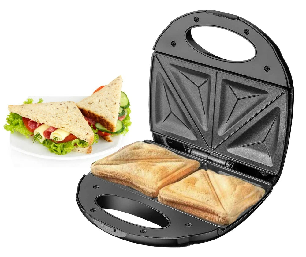 Belaco Sandwich Maker 2 Slice Sandwich Toaster Machine Non-Stick Easy Clean 750W