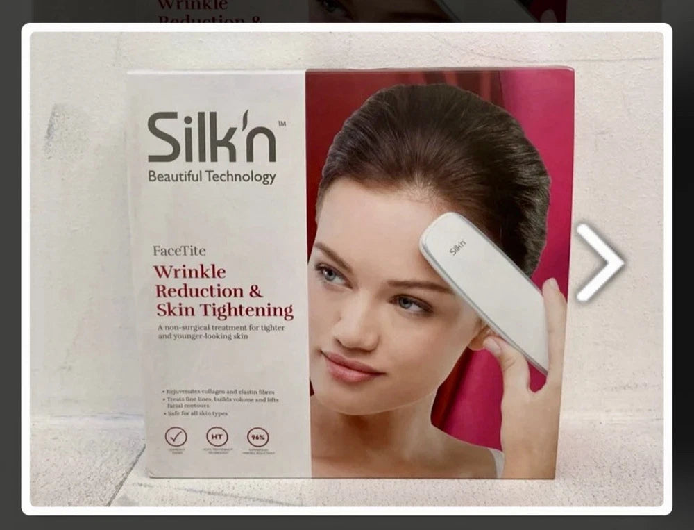 Pro Silk'n FaceTite Anti-Aging Wrinkle Reduction Skin Tightening Device