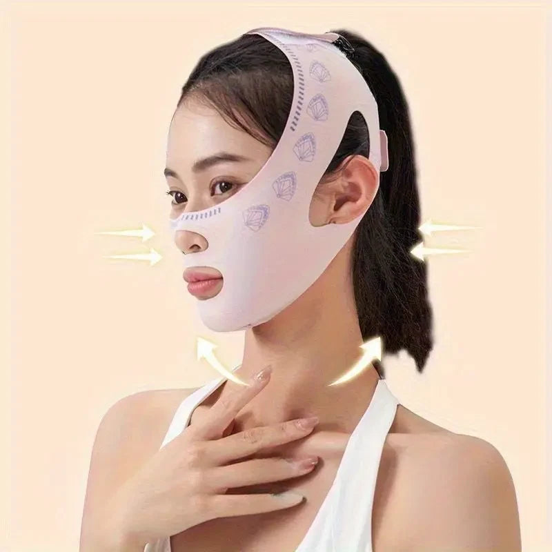 Double Chin Reducer V Line Strap Slimming Face Mask Cheek Lift Band