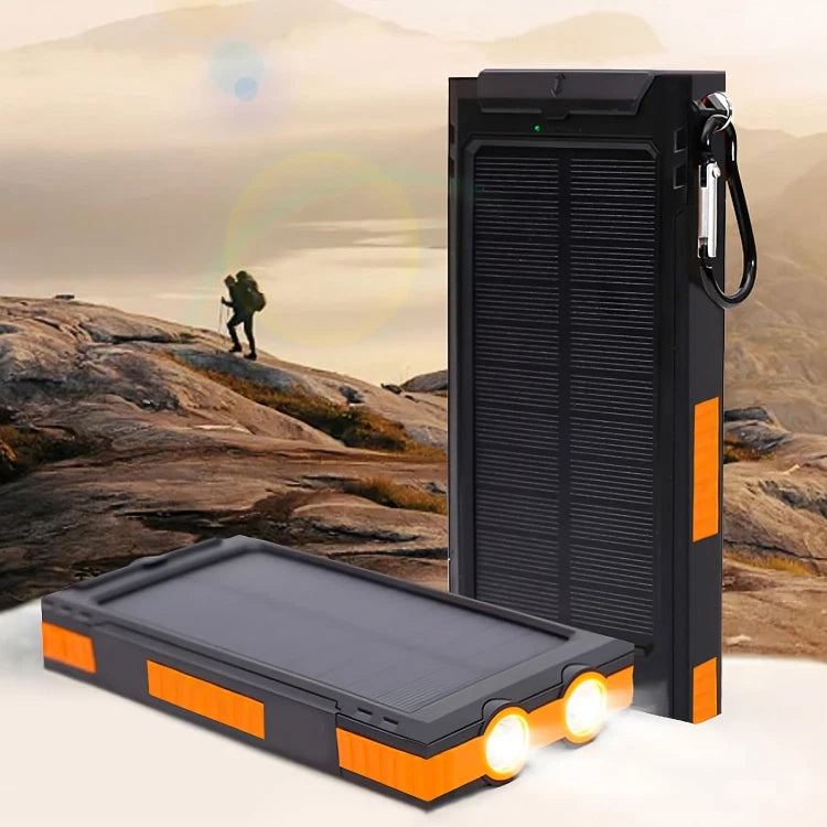 10000000mAh Solar Power Bank Pack Waterproof 2USB LED Battery Charger Phone UK