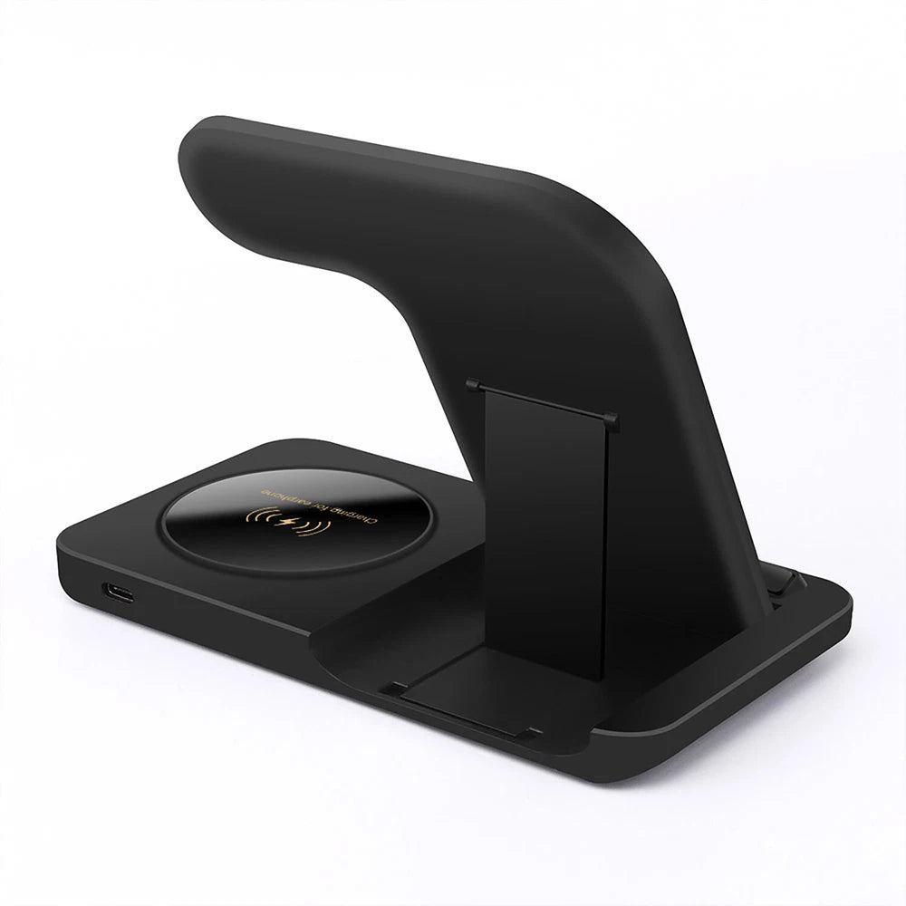 3in1 15W Fast Wireless Charger Dock Charging Station For Apple Watch 9 iPhone 16