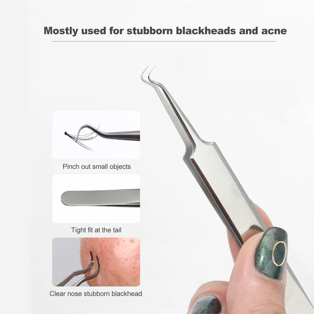 11x Blackhead Remover Tool Kit Spot Acne Pimple Comedone Extractor Comedone Box