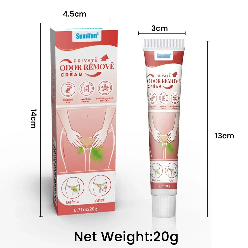 20g New Private Parts Cream Remove Odour Genitals Deodorant Anti-Itch Ointment