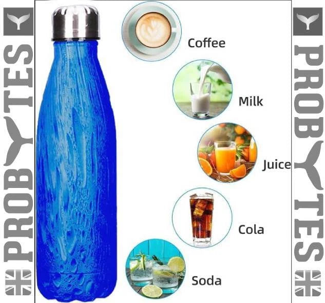 Stainless Steel Water Bottle Double Walled Vacuum Insulated Thermal Flask Sports