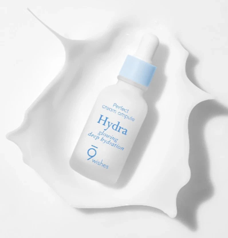9wishes, Hydra Ampoule Face Cream Deep Hydration Moisturiser, Korean Skincare