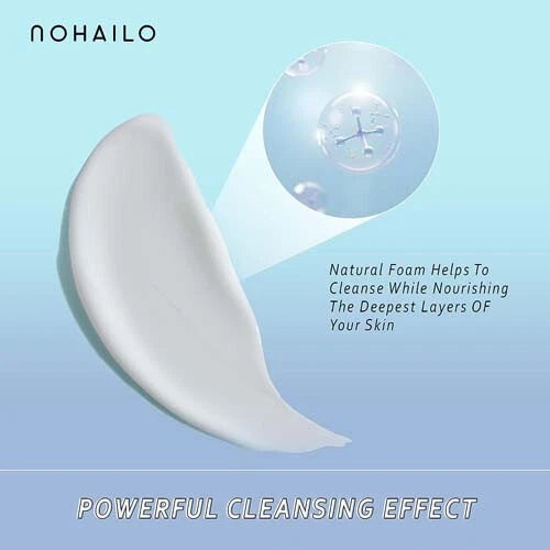 Face Wash Hydrating Facial Cleanser for All Type Skin Vegan & Natural Foam