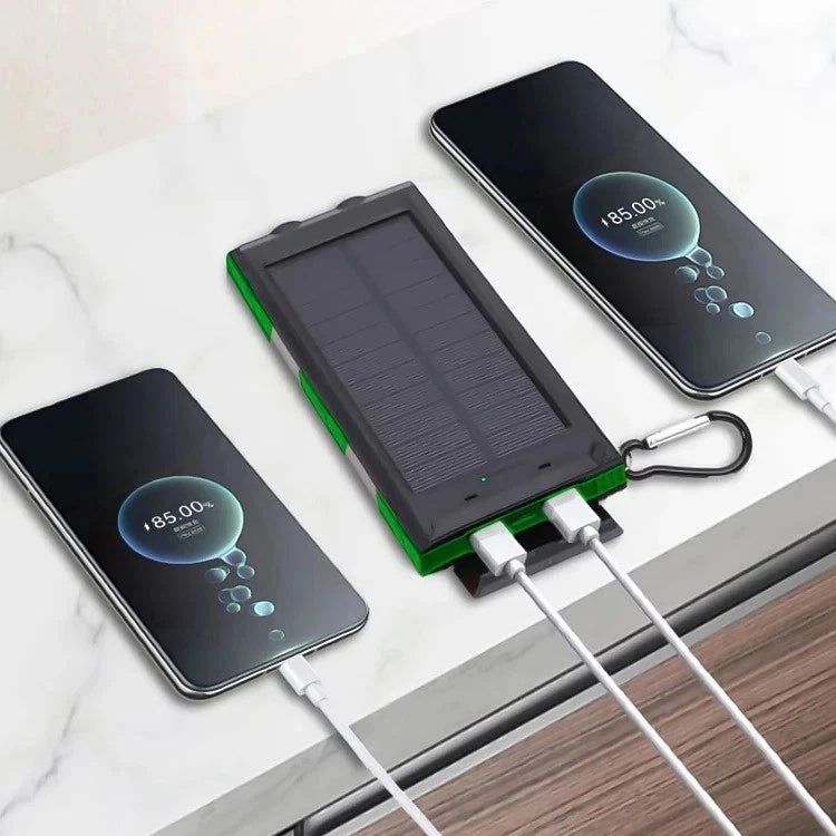 9000000mah Solar Power Bank Pack USB LED Pack Battery Fast Charger For Phone