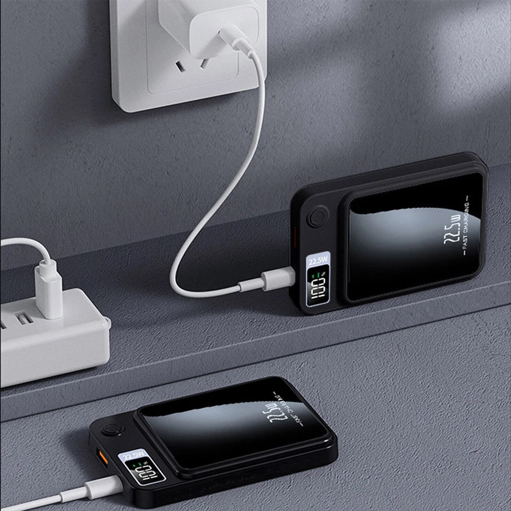 10000mAh Wireless Magnetic Power Bank Charger Battery For i.Phone 16 15 14 13 12