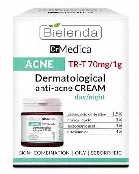 Bielenda Dr Medica Dermatological Anti Acne Face Cream Day Night 50ml