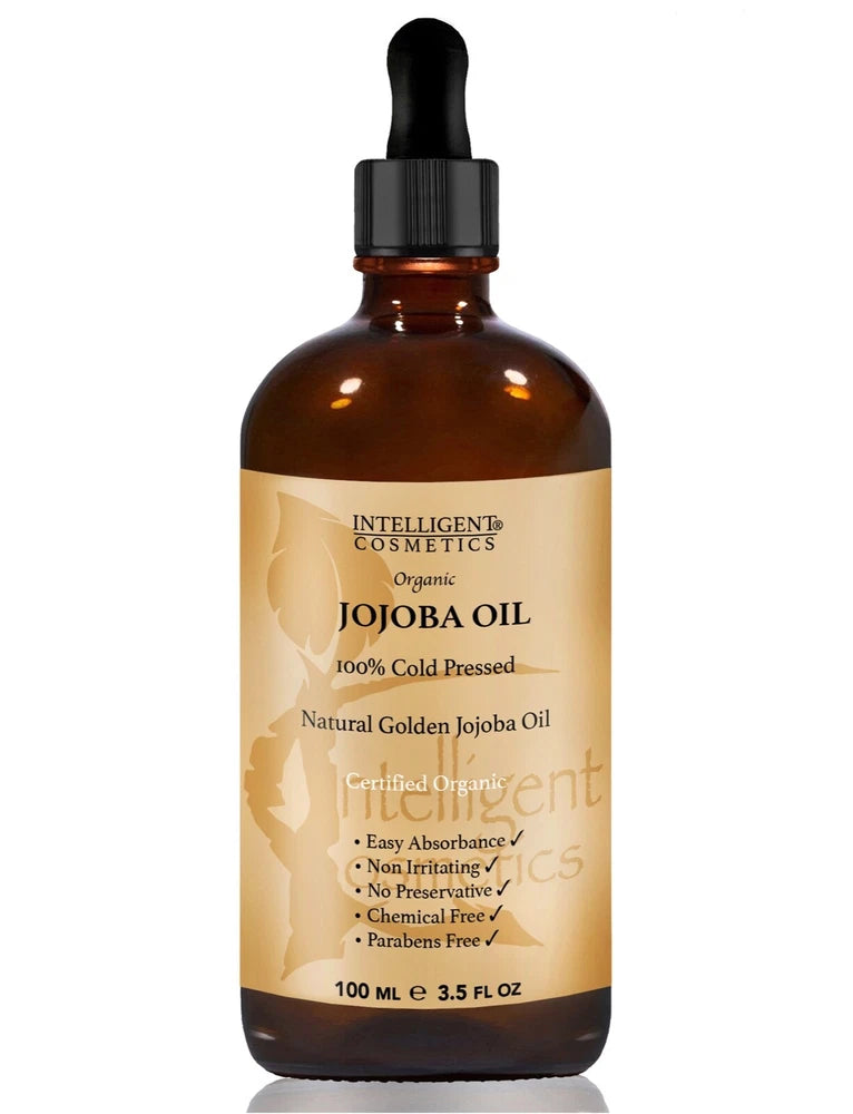 Jojoba Oil Golden 100% Cold Pressed Certified Organic Pure & Natural Jojoba Oil