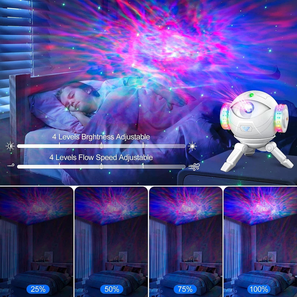 Galaxy Projector Light Bedroom Ceiling Night Star Party Toy Gift Kids Room Decor