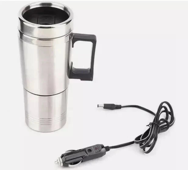 12v Portable Electric Kettle Car Van Travel Stainless Steel Water Heater Pot UK