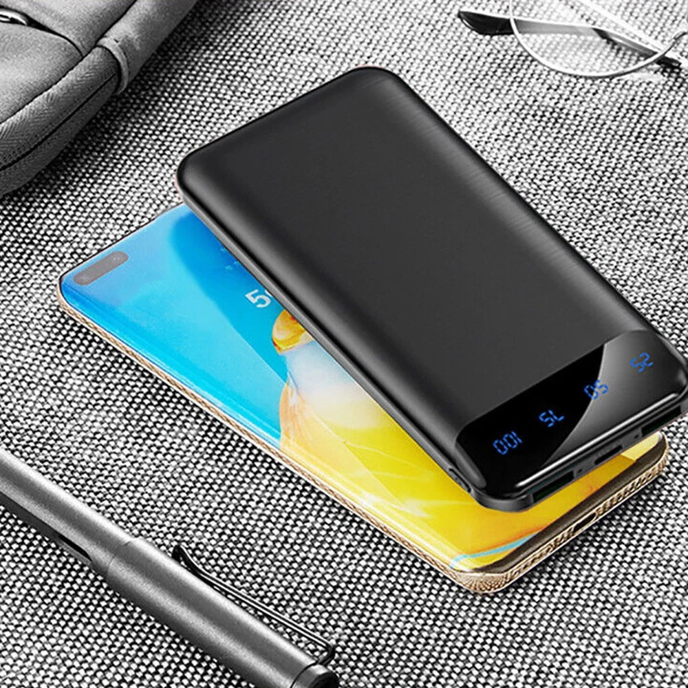 9000000mAh Power Bank Fast Charger Battery Pack Portable 4 USB for Mobile Phone.