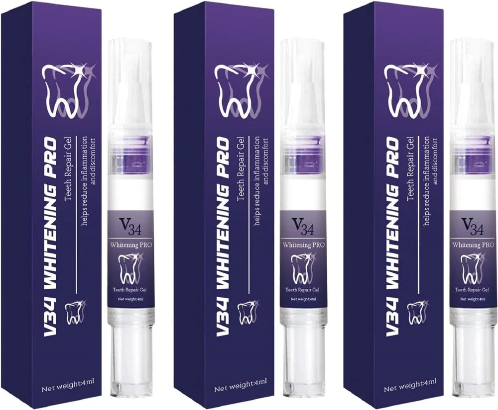 3 Pcs Gum Repair Gel, Mullein Gum Repair Gel, Mullend Gum Repair Cleaning Stain